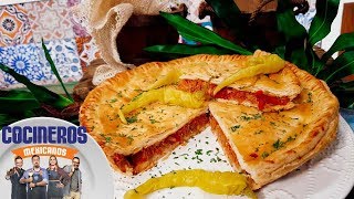 Receta Pastel de atún  Cocineros Mexicanos [upl. by Malilliw]