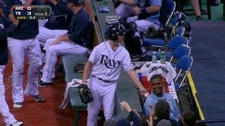 Rays bullpen scatters as ballboy makes tough play [upl. by Nabila928]