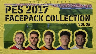 PES 2017 FACEPACK COLLECTION V35 [upl. by Leugim]