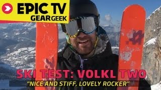 Ski Test Völkl TWO 2014 Skis [upl. by Abroms]