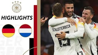 Highlights Germany vs Netherlands 22 UEFA LEAGUE 2024 [upl. by Elbring688]