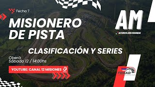 Misionero de Pista Fecha 7 Oberá Misiones Clasificación y Series  EN VIVO [upl. by Anson]