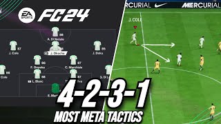 THE MOST META FORMATION Best 4231 Custom Tactics EA FC 24 [upl. by Quillan]