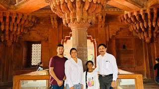 Finally Fatehpur Sikri bhi ghum liye family ke sath😊 buland darwaja fatehpur sikri fort agra [upl. by Sadnac]