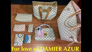 Why I ❤️❤️❤️ the Louis Vuitton Damier Azur [upl. by Rozele]