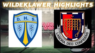 WILDEKLAWER HIGHLIGHTS  Diamantveld vs HTS Drostdy 1st XVs  2023 [upl. by Notyal]