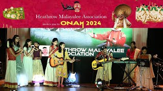 HMA  Onam 2024  Talent Show  Heathrow Malayalee  4K [upl. by Berglund]