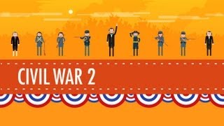 The Civil War Part 2 Crash Course US History 21 [upl. by Zoubek]