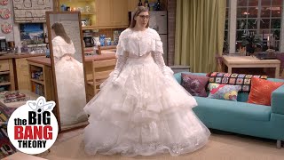 Amys Wedding Dress  The Big Bang Theory [upl. by Sammy]