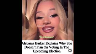 Alabama Barker says she not voting amp explains why [upl. by Leaj863]