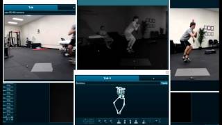 Agility Testing Lateral Shuffle with 3D Motion Tracking [upl. by Marlea189]