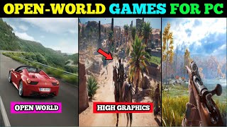 OPEN WORLD GAMES FOR PC  OPEN WORLD GAMES  PC GAMES [upl. by Teufert]