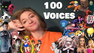 100 MORE Voice Impressions [upl. by Starla]