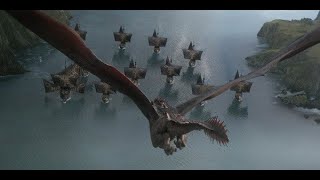 Daenerys DESTROYS Iron Fleet and Golden Company DRACARYS [upl. by Sandeep278]