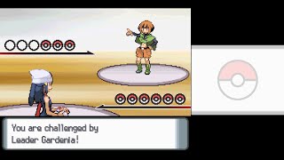 Pokémon Diamond Part 11 The Master of Vivid Plant Pokémon VS Gardenia No Commentary [upl. by Franz754]