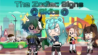 Zodiac Signs II Skits part 2  bonus skit II Gacha Life II ⚠ cuss warning ⚠ [upl. by Dachy209]