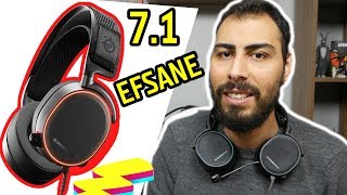 EFSANE 71 OYUNCU KULAKLIÄI KAFA TUTAN GAMING KULAKLIK ARCTIS PRO Ä°NCELEME [upl. by Duester732]