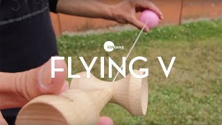 Kendama USA  Trick Tutorial  Intermediate  Flying V [upl. by Mamie313]