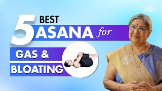 Get Rid Of Gas And Bloating With The Help Of These Asanas  Dr Hansaji [upl. by Leizar835]