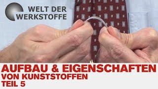 Aufbau und Eigenschaften von Kunststoffen Teil 5 Der amorphe Zustand  Glasbereich [upl. by Parry]