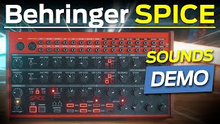 Behringer SPICE NEW ANALOG SYNTH NOTALKING company demos compilation [upl. by Schatz713]