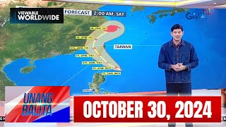 Unang Balita sa Unang Hirit OCTOBER 30 2024 HD [upl. by Studner]