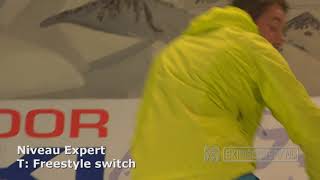 Expert Ski Niveau T Freestyle switch [upl. by Rossen724]