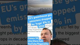 EU’s greenhouse gas emissions dropped by ‘huge’ 8 in 2023 news worldnews europe eu eunews [upl. by Manolo]