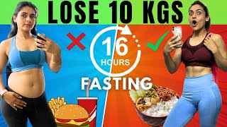 30 DAYS WEIGHT LOSS CHALLENGE  Intermittent fasting to Lose 10kg [upl. by Vezza]