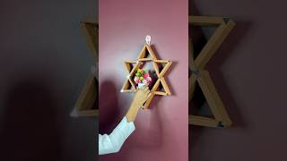 Beautiful Wall Decor Craft using Cardboard short reel youtubeshort diycrafts viral trending [upl. by Burget]