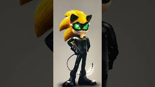 Sonic the Hedgehog 2 Sonic Transformation Catnoir  Sonic Art short [upl. by Aivalf943]