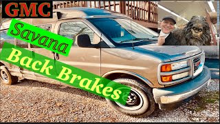 How to Change GMC Savana Back Brakes [upl. by Odnesor]