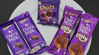 Dairy Milk Crispello Chocolate vs Cadbury Dairy Milk Lollypop vs Mini Dairy Milk Chocolate 🍫🍫🍫 [upl. by Bengt]