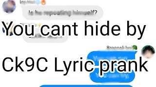 MhaBnha lyric prankYou cant hide by Ck9C [upl. by Ylrbmik692]