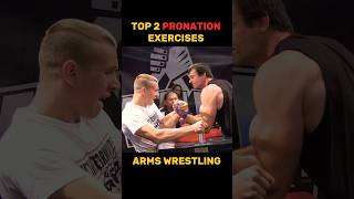 TOP 2 PRONATION EXERCISES armswrestling bodybuilding gym [upl. by Halet]