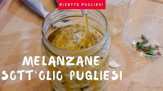 Melanzane sott’olio pugliesi senza cottura  fatte in casa 🍆🍆🍆🍆🍆 [upl. by Anohs]