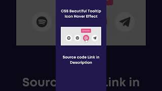 Icons Toolkit Effect  HTML CSS css html tutorials [upl. by Ajssatan]