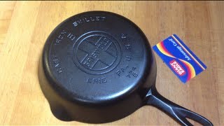 How to Test for a Warped Cast Iron Skillet [upl. by Airrat]