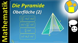 Geometrie  Pyramide Oberfläche Teil 2  Rueff  mit Ton [upl. by Sibyl]