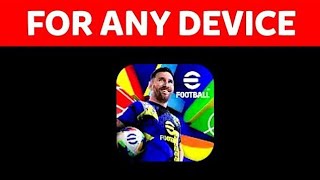 Efootball 2025 Easy Download Android [upl. by Grier901]