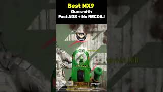 MX9 Best Loadout  Fast ADS  No RECOIL codmobile mx9 codm shorts [upl. by Yssenhguahs]