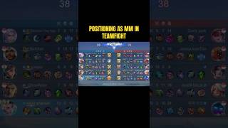 POSITIONING AS MM IN TEAMFIGHT mlbb mlbbhighlights hanabi shorts apt [upl. by Ssidnak]