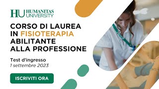 Corso di Laurea Triennale in Fisioterapia [upl. by Ecirtal895]