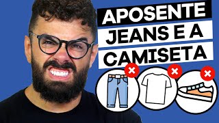 PARE DE USAR CALÇA JEANS E CAMISETA  MODA MASCULINA 2024 [upl. by Emerson94]