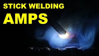 How to Set Amperage for Stick Welding [upl. by Jacobson808]