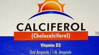 Calciferol tablets vitamin D3 uses side effect [upl. by Maryly]