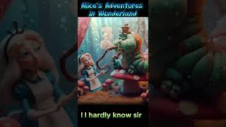 Alices Adventures in wonderland  A Mysterious Encounter Alice Meets the Caterpillar shorts [upl. by Enidlarej280]