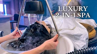 ASMR I FOUND AQUA THERAPY HEAD SPA 3 HOURS AWAY FROM TOKYO [upl. by Cone]