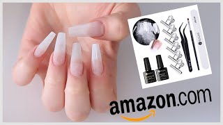 Testing a Fiberglass Nail Kit from Amazon [upl. by Juakn]