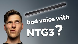 Why your voice SUCKS with Rode NTG3 [upl. by Cahra]